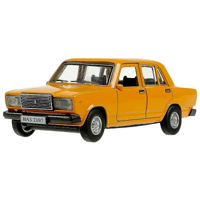 Машина металлическая инерционная ВАЗ 2107 12 см Технопарк 2107-12-YE 1